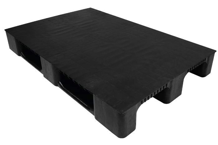 AZ-013 80x120x15 3 Kızaklı Kapalı Plastik Palet