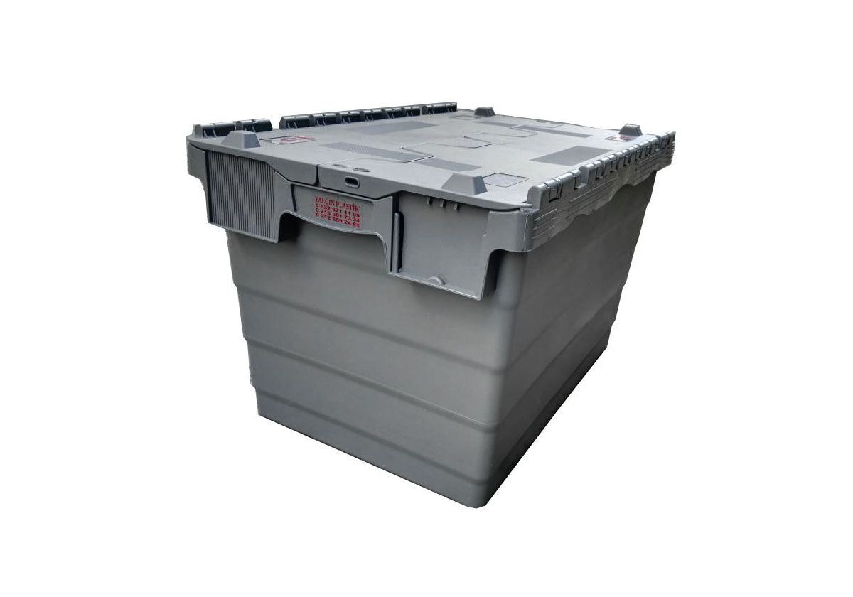 AZ - 4642 Kapaklı Konik Plastik Kasa